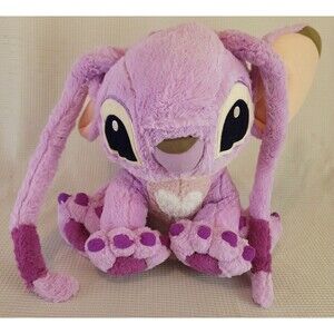 Disney Parks Lilo and Stitch Girlfriend Angel Pink Purple 14" Plush Stuffed Toy